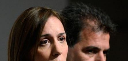María Vidal ante otra crisis. Dejó escapar a los narcos que ayudaron en su campaña. De fondo Cristian Ritondo.