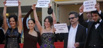 REGIÓN – Brasil | Equipo del filme “Aquarius” protestó en Cannes contra “golpe” en Brasil.