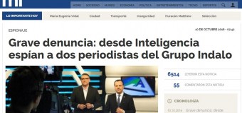 MEDIOS – Espionaje | El Gobierno de Macri espía a periodistas.