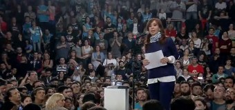 PASO 2017 – Buenos Aires | “Convoco a una campaña positiva y con libertad” dijo Cristina Fernández tras confirmarse su triunfo.