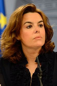Soraya Sáenz de Santamaría es la fascistas encargada de la ocupación de Barcelona.