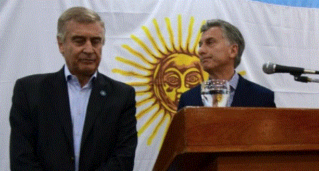 Ministro Oscar Aguad y Presidente Mauricio Macri.