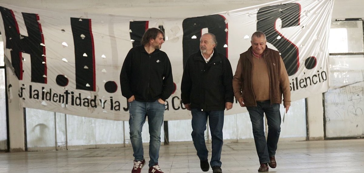 Yasky (centro), Catalano (izquierda) y Llanos (derecha), la fórmula ganadora en los comicios internos de la CTA de los Trabajadores.