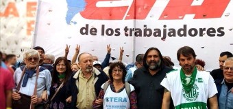 TRABAJADORES – Régimen | Mutitudinario acto de las CTA y los movimientos sociales en contra de las políticas antipopulares de Macri.