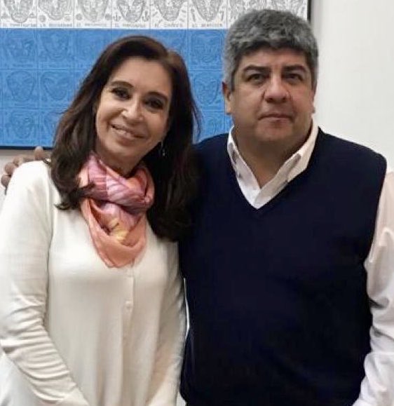 Pablo Moyano habló con Cristina Fernández para frenar el Presupuesto 2019.
