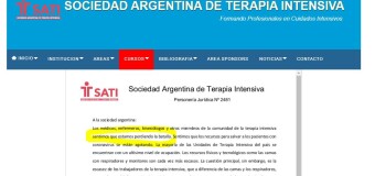 CORONAVIRUS – Argentina | Los terapistas hicieron un llamado a la sociedad. “Sentimos que estamos perdiendo la batalla”.