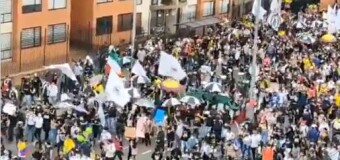REGIÓN – Colombia | Paro nacional en Colombia en contra del régimen de Duarte.