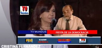 TV MUNDUS – NOTICIAS 343 | Cristina, Alberto, Lula y Muica hablaron ante una multitud