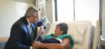 PRESOS POLÍTICOS | El Presidente Fernández visitó a Milagro Sala que está internada en Jujuy.