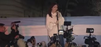 PERSECUCIÓN POLÍTICA | Cristina Fernández dijo al pueblo que los derechistas quieren eliminar al peronismo.