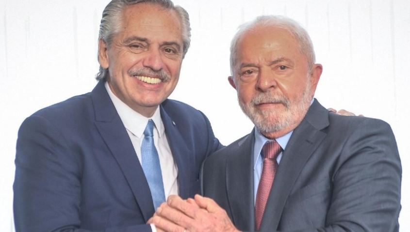 Alberto Fernández y Lula Da Silva.