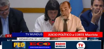 TV MUNDUS – Noticias 368 | Comenzó en Comisión el Juicio a la Corte Suprema