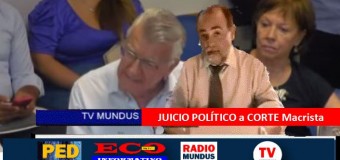 TV MUNDUS – Noticias 373 | Juicio a la Corte. Exposición del Diputado José Luis Gioja.