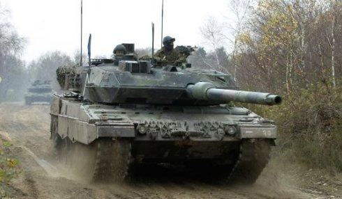Tanque alemán Leopard 2.