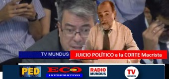 TV MUNDUS – Noticias 380 | Lawfare. Juicio a la Corte. Los derechistas se fueron.
