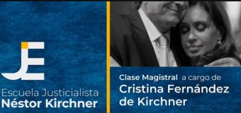 TV DIRECTO – PERONISMO | Cristina Fernández da una clase decisiva en la Escuela Política Néstor Kirchner.