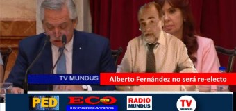 TV MUNDUS – Noticias 386 | Alberto Fernández no será candidato