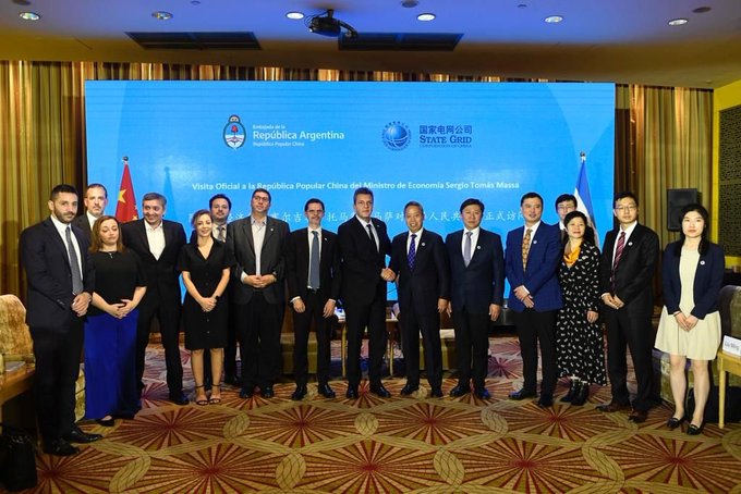 Delegación argentina en China.