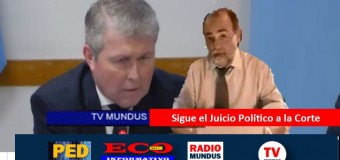 TV MUNDUS – Noticias 387 | LAWFARE – Marchi declaró en la Comisión de Juicio Político.