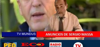 TV MUNDUS – Noticias 395 | Anuncios económicos de Sergio Massa.