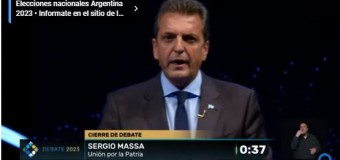 ELECCIONES 2023 – Debate | El debate mostró a un Sergio Massa mucho más sólido que Javier Milei.
