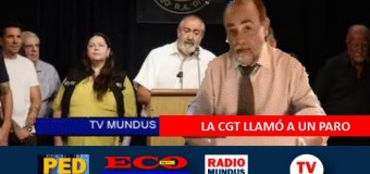 TV MUNDUS – Noticias 403 | La CGT convocó a un Paro contra Milei.