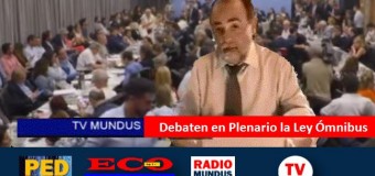 TV MUNDUS – Noticias 404 | En Diputados debaten la Ley Ómnibus.