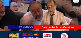 TV MUNDUS – Noticias 407 | Daer y Godoy se oponen a la Ley Ómnibus y Martínez denunció extorsiones.