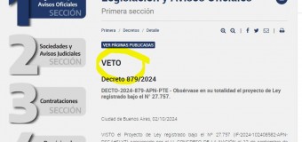 EDUCACIÓN – Plutocracia | A pesar de las multitudinarias marcha por las Universidades en todo el país, Milei vetó la ley.